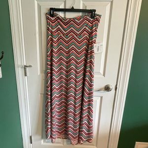 LuLaRoe Maxi Skirt XL